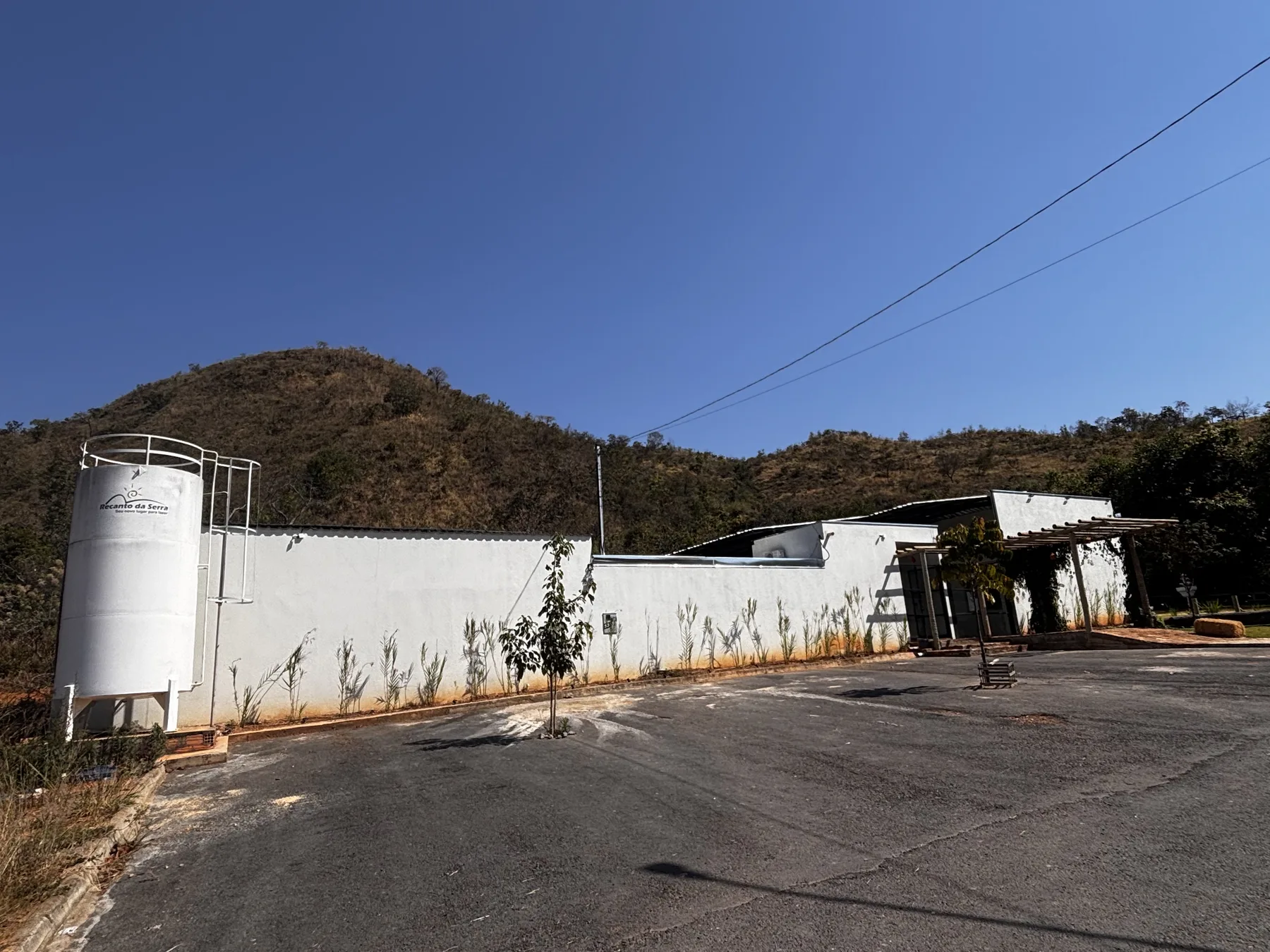Áreas externas no Recanto da Serra