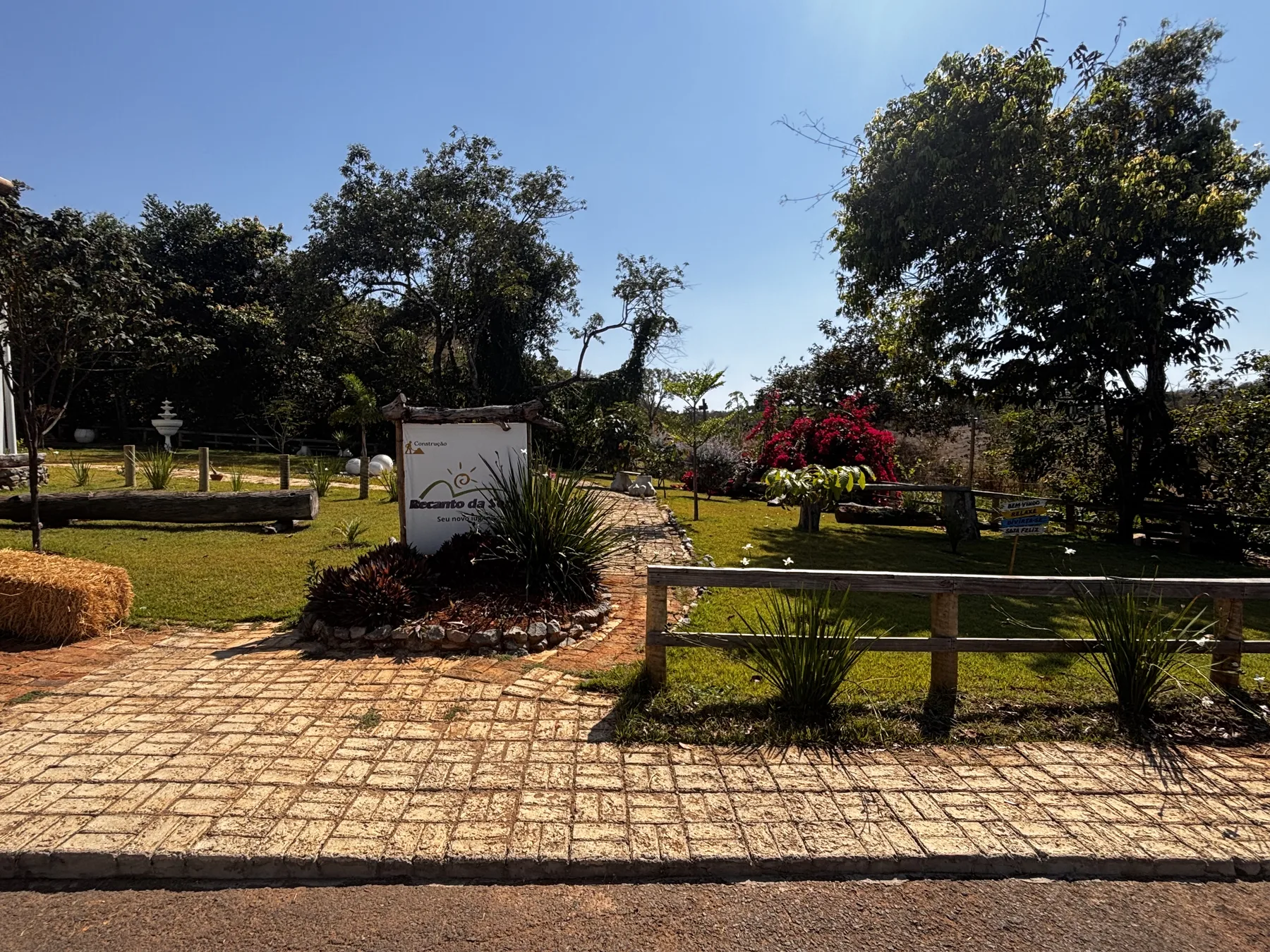 Estrutura no Recanto da Serra